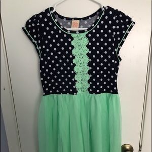 Girls mint green dress